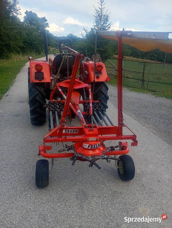 Zgrabiarka karuzelowa fella ts 286 dn super stan