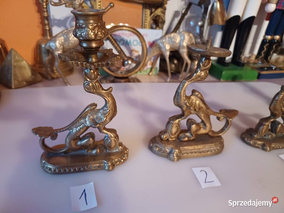 Kolekcja Świecznik mosiężny Wyprzedaż Dekoracje i ozdoby Poznań