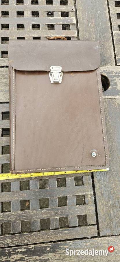 1980OryginałSkórzana raportówka z PRLu Barlinek sprzedam