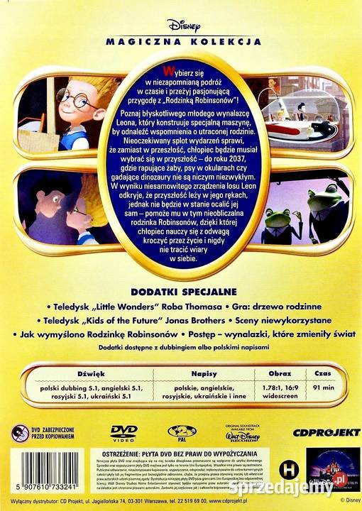RODZINKA ROBINSONÓW MAGICZNA KOLEKCJA DISNEY dubbing Kalisz
