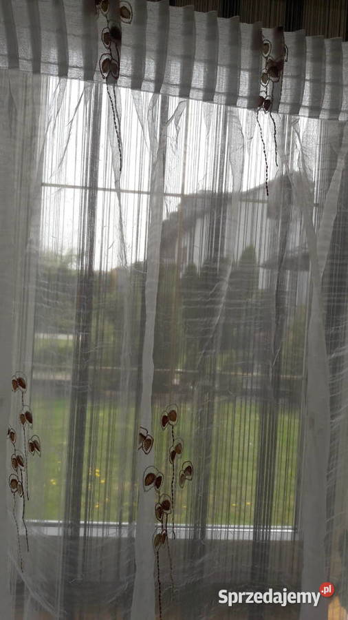 Organza kresz biała haft szer 190 102 wys mazowieckie