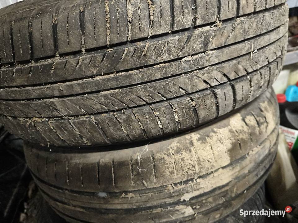 Sprzedam 4 alufelgi z oponami 1956515 warmińsko-mazurskie Czarny Kierz