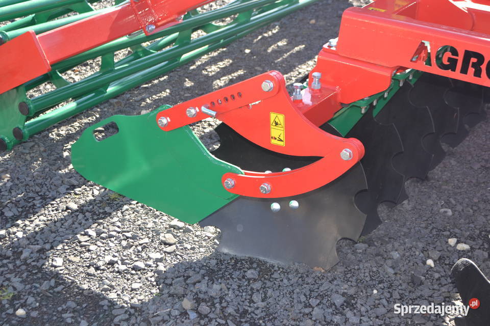 Brona talerzowa 3 m z wałem rurowym AgroMasz Agromasz Agregaty opolskie Olesno