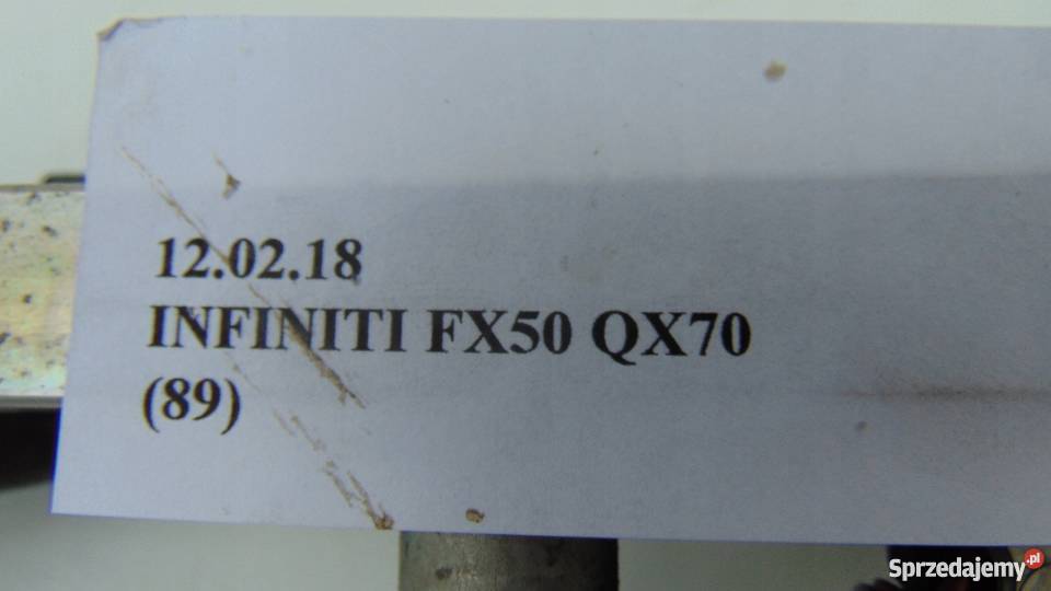 LISTWA WTRYSKOWA KOMPLET INFINITI FX50 QX70 osobowe Nowy Tomyśl