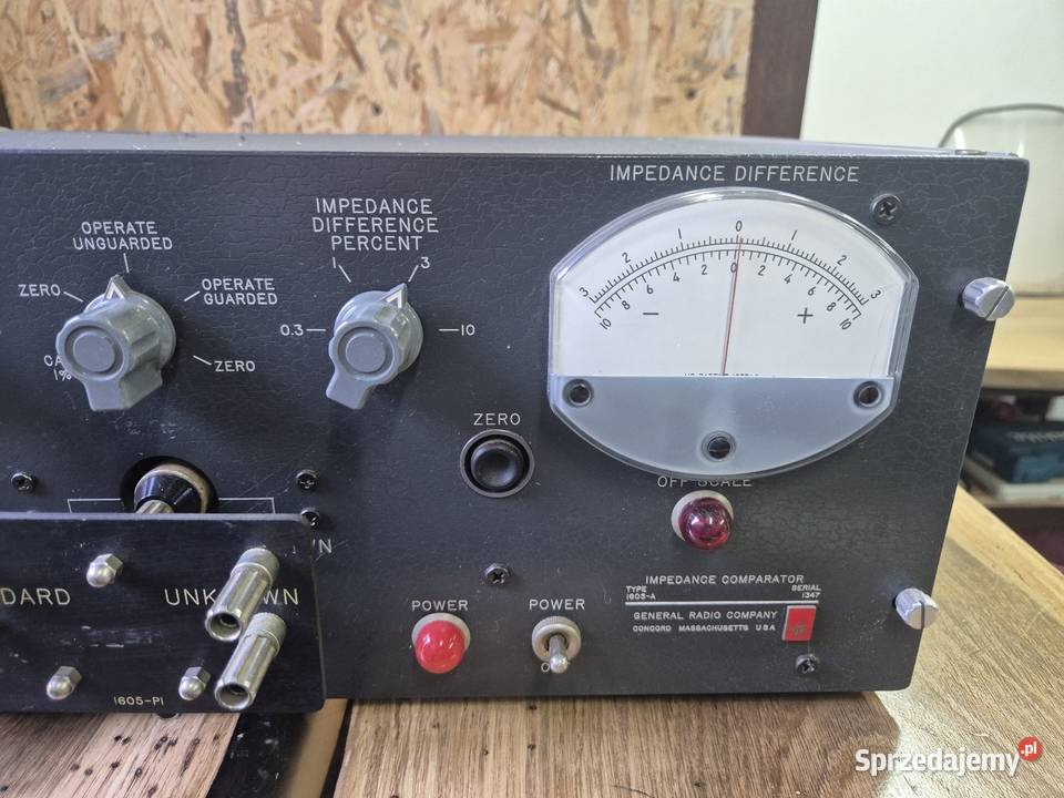 General Radio 1605A impedance comparator