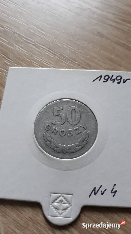 50 Groszy 1949 r 4 wielkopolskie Konin