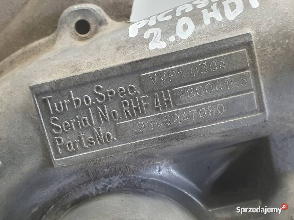 TURBOSPRĘŻARKA Citroen Xsara Picasso 20 HDI Chełm