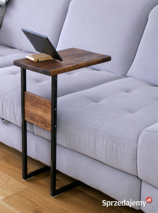 Dębowy stolik nakładany na sofę kanapę fotel itp Szczecin