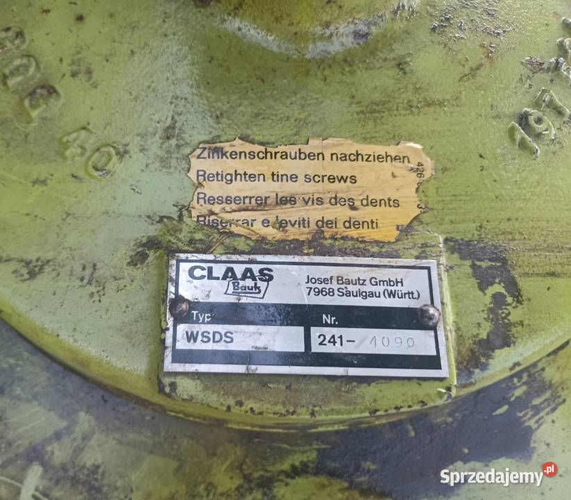 Zgrabiarka karuzelowa Claas WSDS 241 Pisarzowa