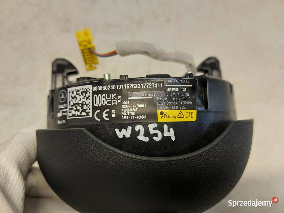Mercedes W254 GLC 220d PODUSZKA AIRBAG KIEROWCY
