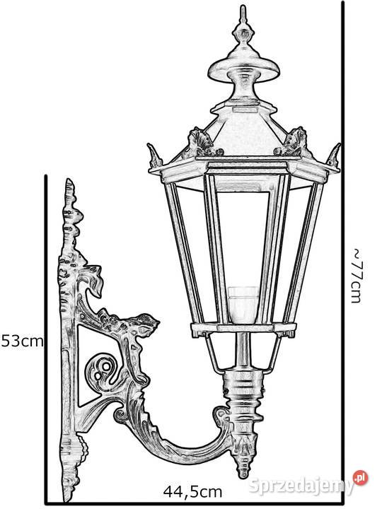 Kinkiet naścienny stylowy retro piękne wykonanie Żory