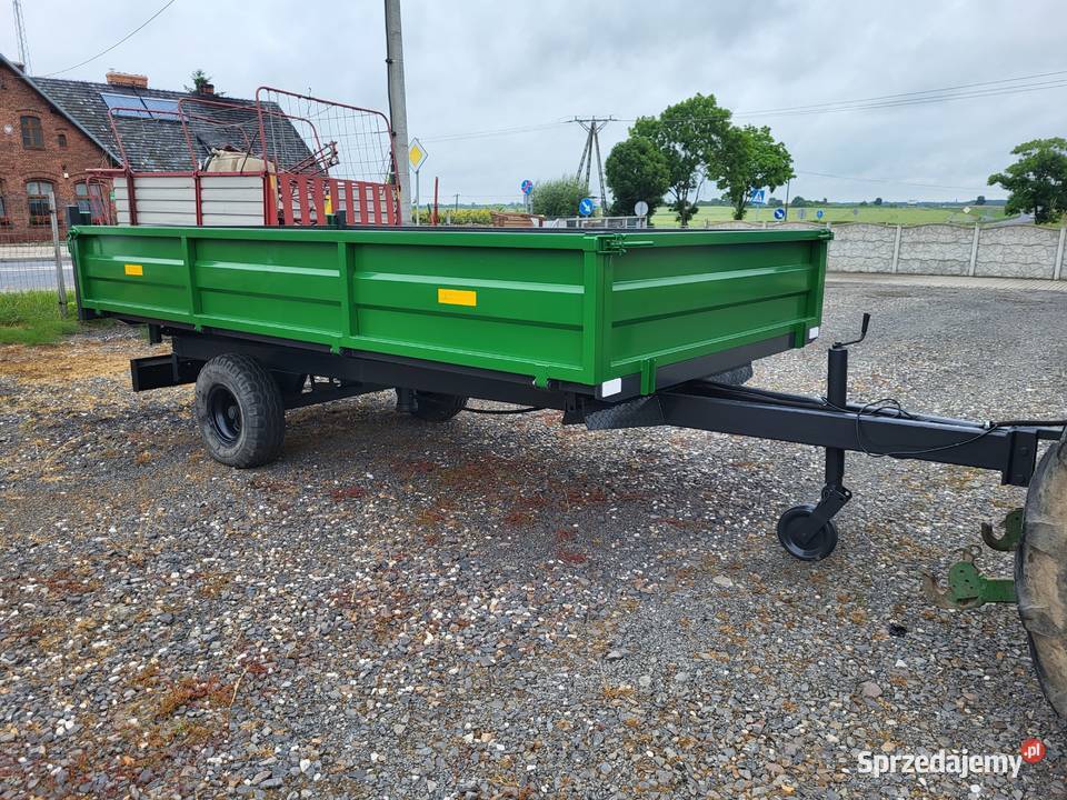 Przyczepa jednoosiowa Biała