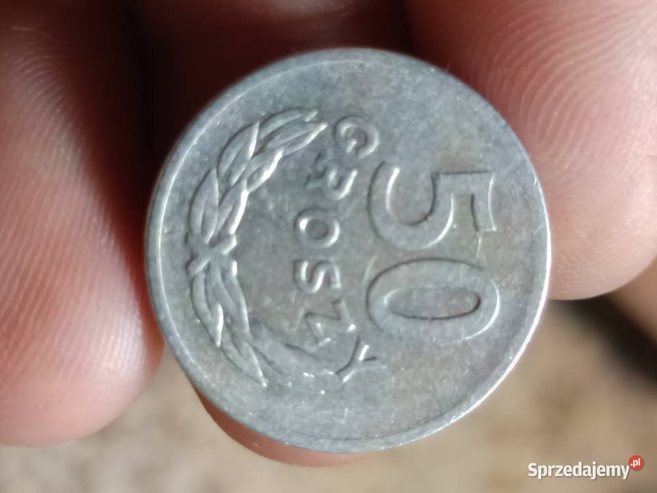 Sprzedam monete 50 gr 1949 r Numizmatyka Chełm sprzedam