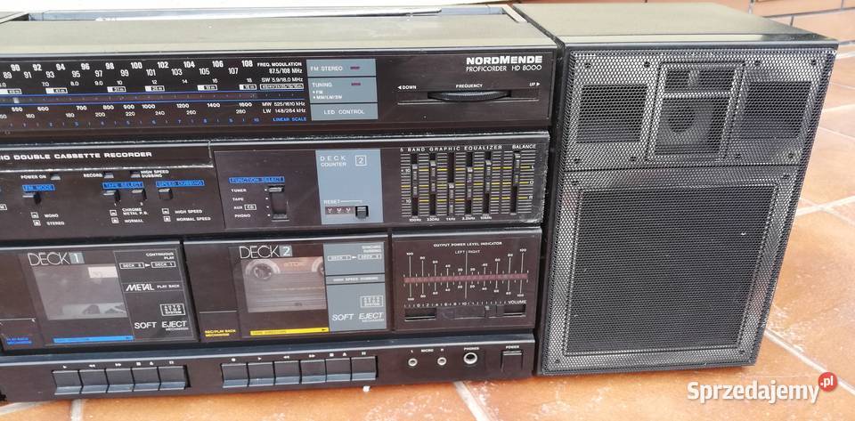 Radio magnetofon NORDMENDE stary boombox retro Garwolin