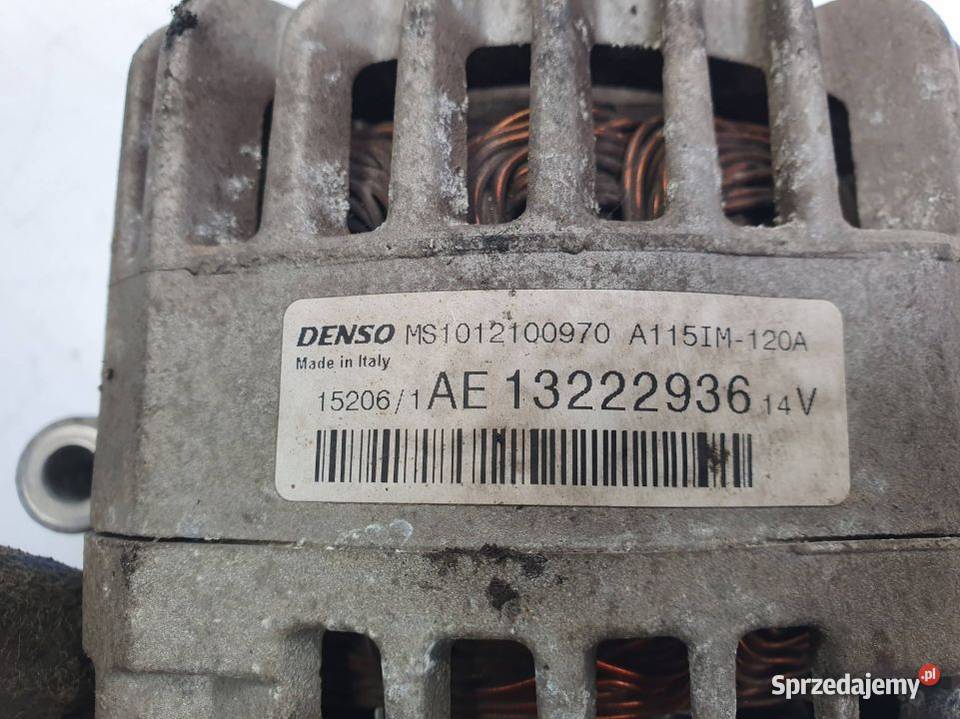 ALTERNATOR OPEL CORSA D 13222936 osobowe Lipno