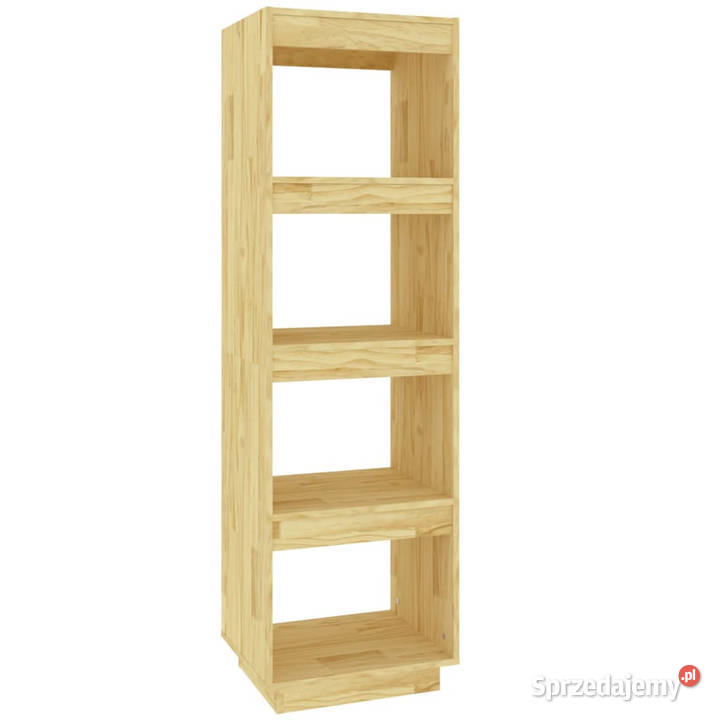 Regał na książkiprzegroda 40x35x135 lite drewno