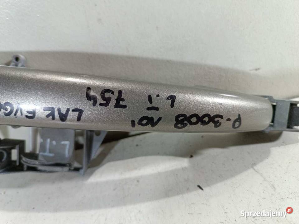 KLAMKA DRZWI LEWY TYŁ EVGC PEUGEOT 3008 osobowe