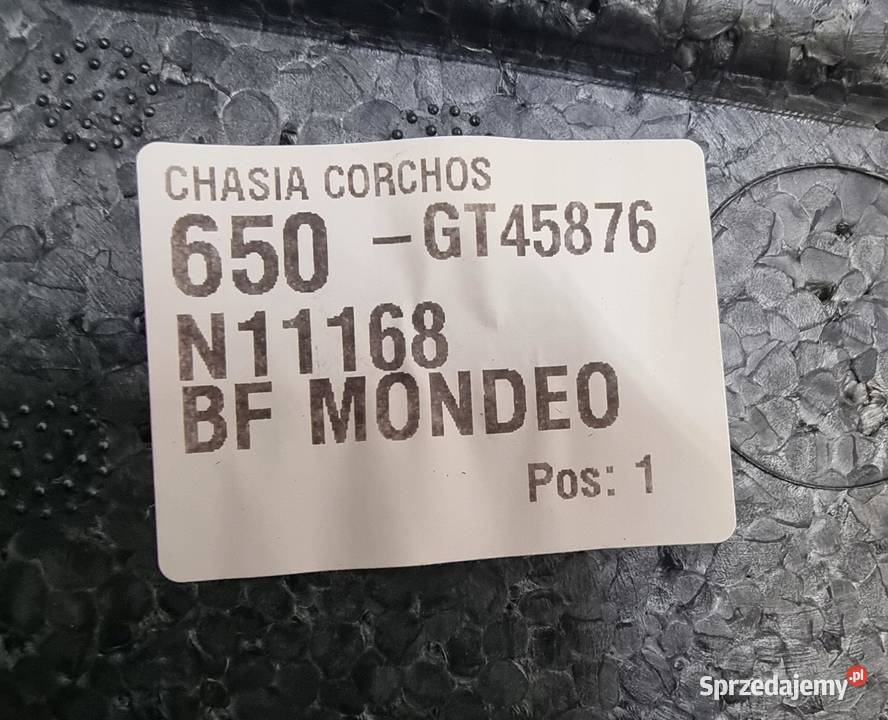 FORD MONDEO MK5 KOMBI WKŁAD STYROPIAN BAGAŻNIKA kujawsko-pomorskie sprzedam