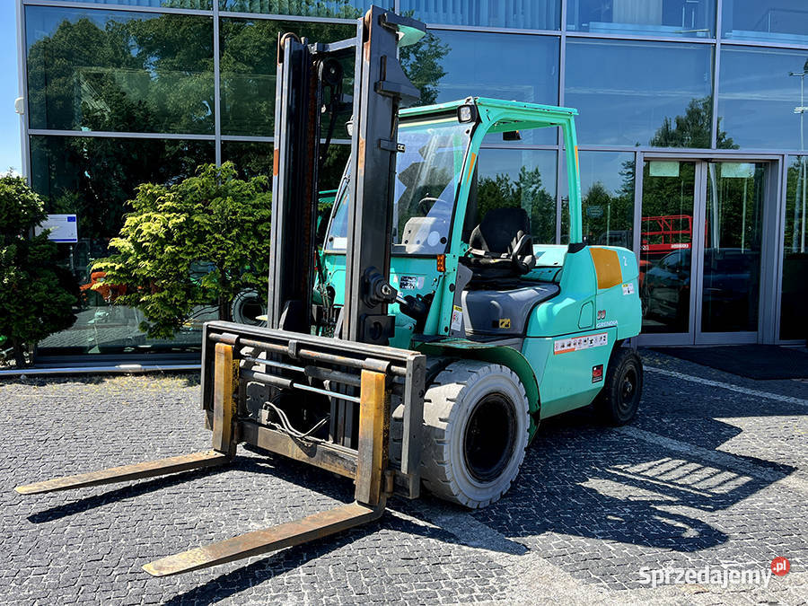 wózek widłowy Mitsubishi FD50NT 5 ton duplex 35 małopolskie Kęty