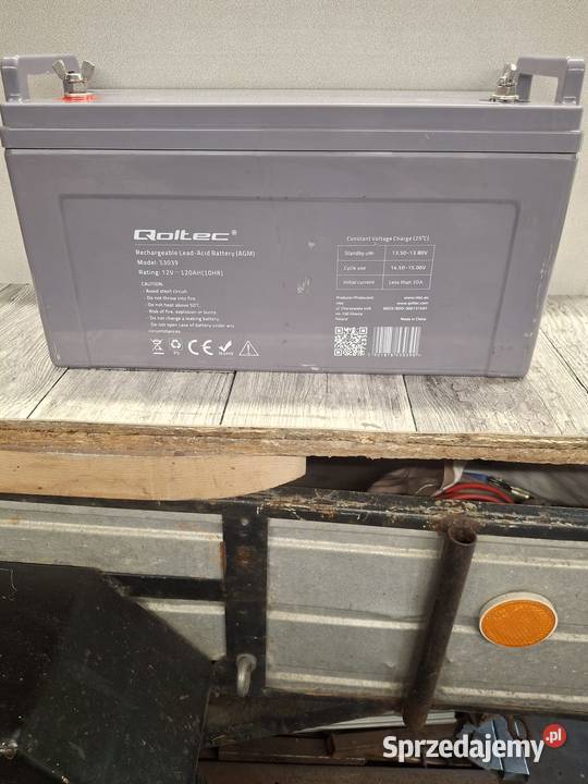 Akumulator AGM 120Ah QOLTEC 53039 Czaplinek