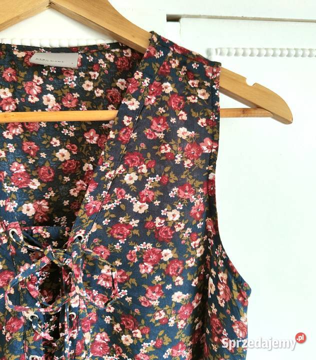 Kwiatowa bluzka top Vero Moda S 36 kwiaty floral Szczecin