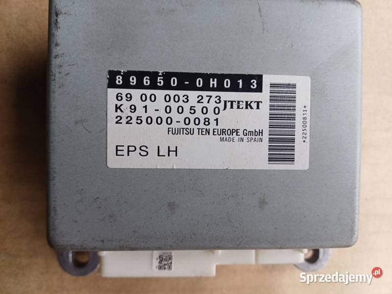 STEROWNIK WSPOMAGANIA 896500H013 TOYOTA AYGO C1 Nowy Tomyśl