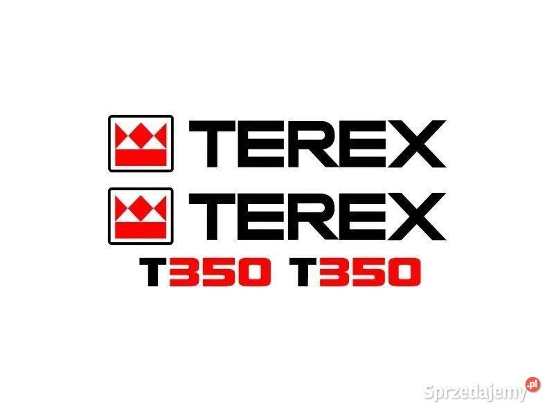 Naklejki naklejka oklejenie TEREX T350 Zamiennik Janików