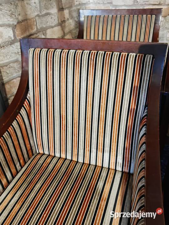 Piękny zestaw foteli gabinetowych 8 sztuk Dom i Ogród Sandomierz