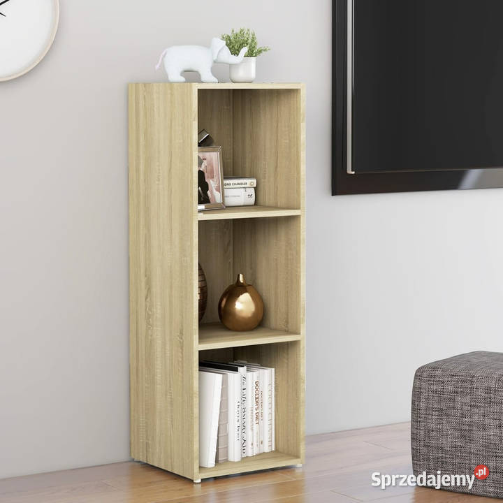 Szafka pod TV dąb sonoma 107x35x37 materiał