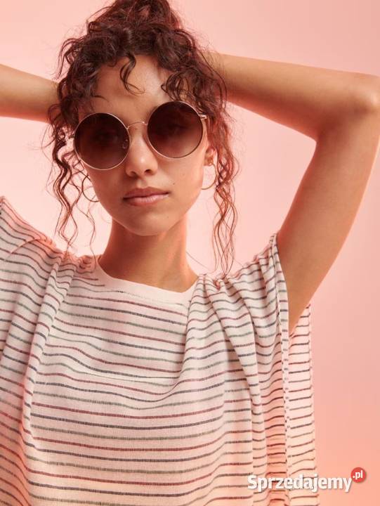 Reserved Narzutka plażowa z frędzlami Tunika