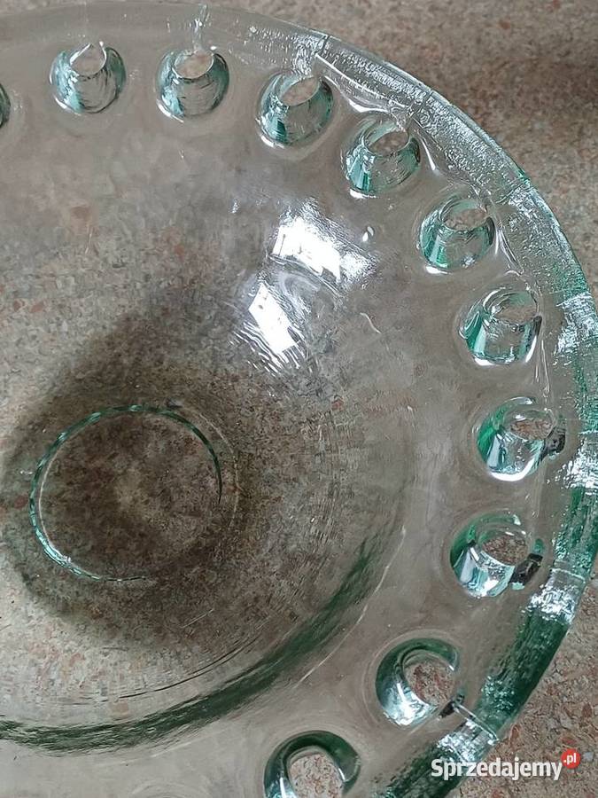 vintage zielone szkło Porcelana i szkło sprzedam