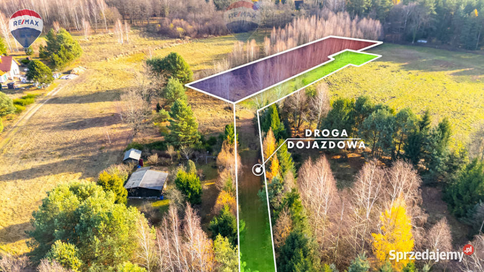 Działka Arciechów Jezioro Zegrzyńskie Sprzedaż mazowieckie sprzedam