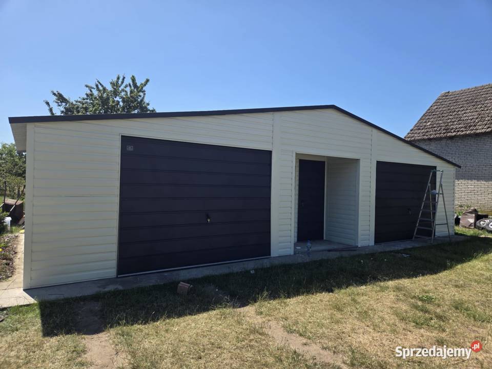 Garaż Blaszany z pomieszczeniem gospodarczym Lipno