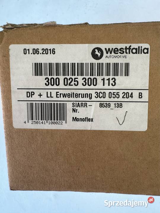 Wiązka haka uzupełniająca Westfalia 300025300113 Wrocław