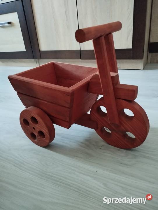Kwietnik drewniany rowerek Ostrowiec Świętokrzyski sprzedam