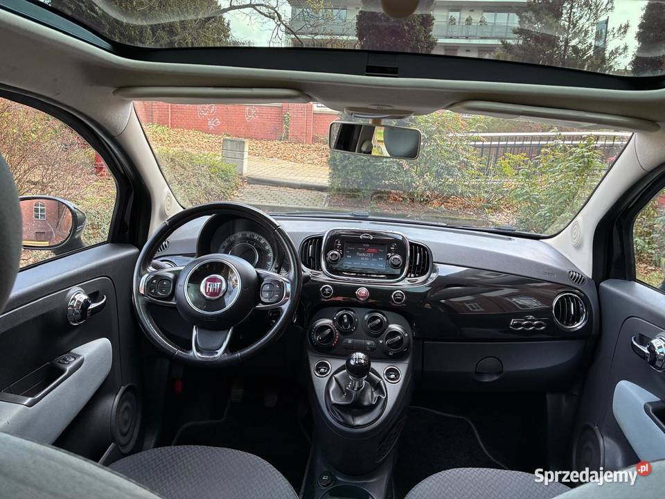 Fiat 500 szklany dach felga alu stan perfekcyjny Hatchback Rybnik