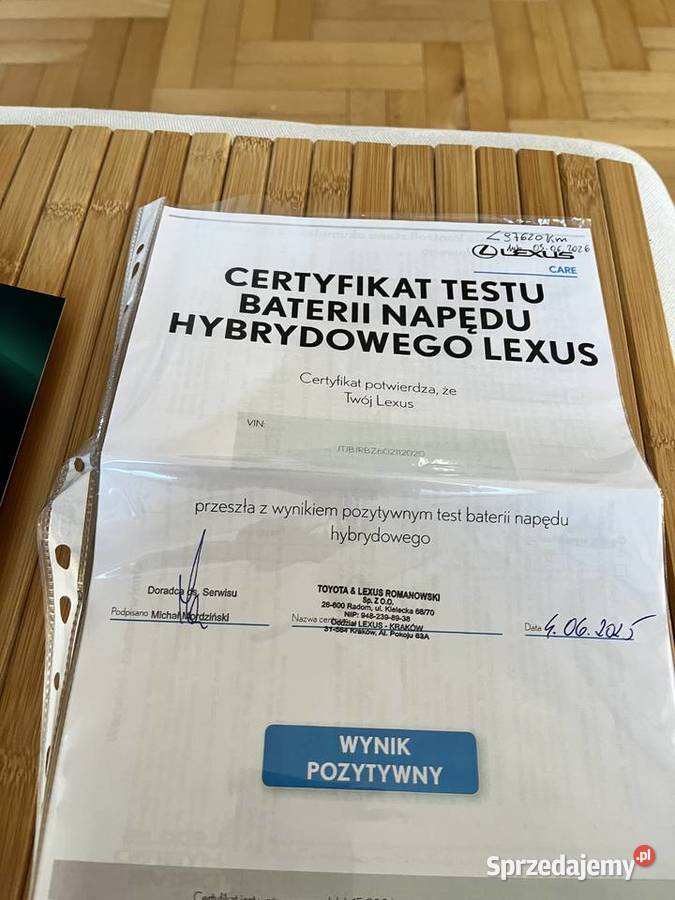 Sprzedam Lexus NX I 25 NX300Hybryda salon automatyczna Zielonki