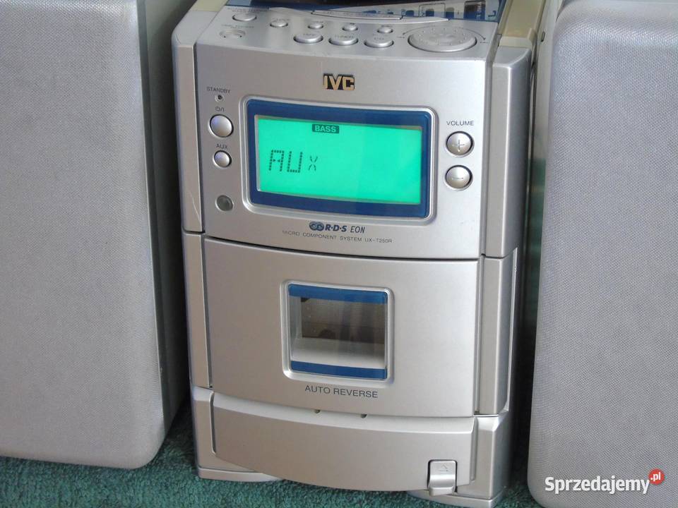 Sprawna wieża JVC UXT250 pilot kolumny WYSYŁKA Jasło sprzedam