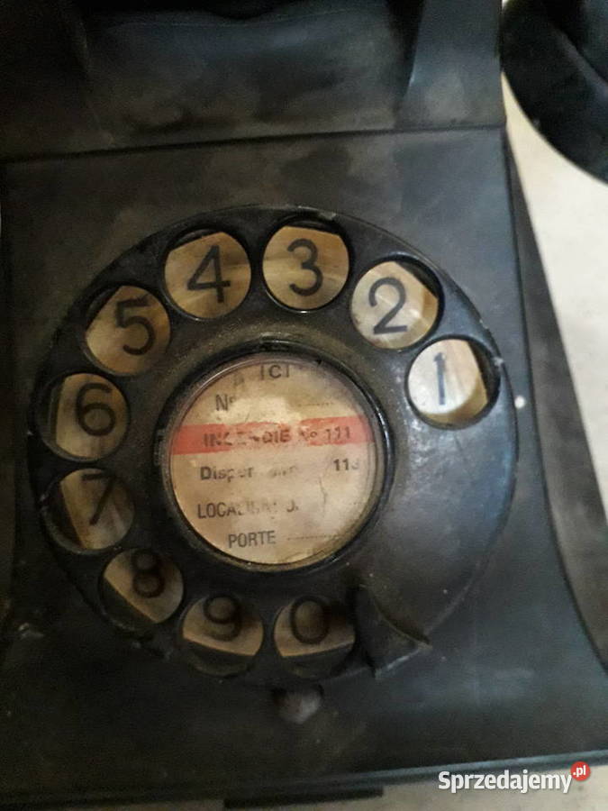 Bell Telephone zabytkowy czarny bakielitowy Warszawa sprzedam