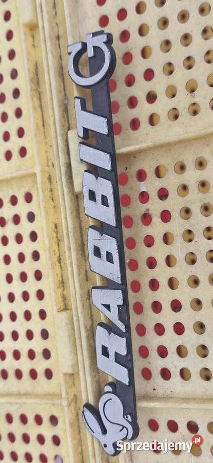 VW golf mk1 emblemat rabbit Łódź