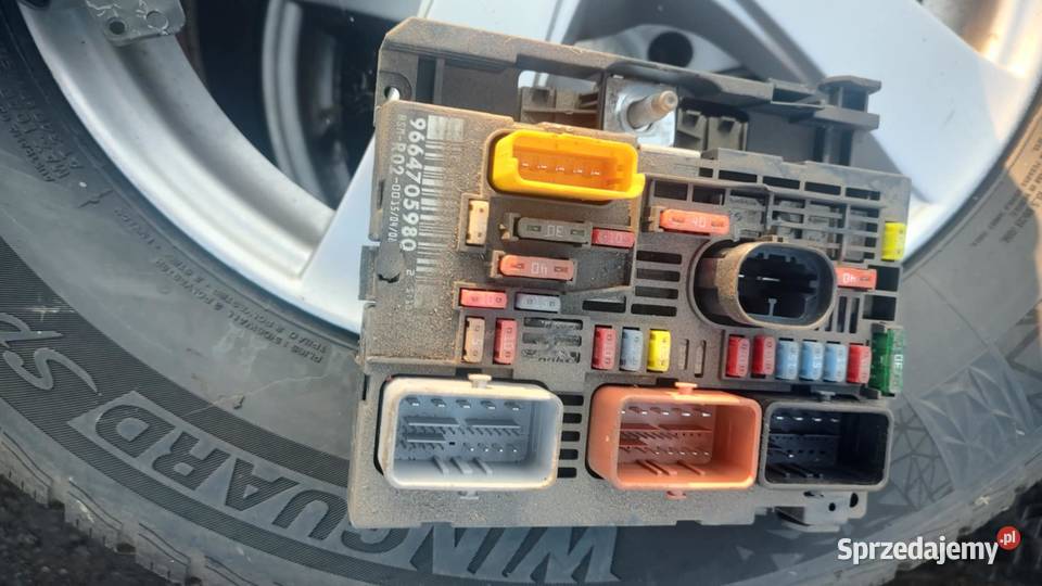 Skrzynka moduł BSM 9664705980 Citroen c5 III x7 Skrzynki bezpieczników Książ Wielkopolski sprzedam
