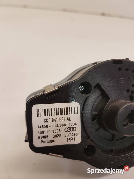 WŁĄCZNIK PRZEŁĄCZNIK ŚWIATEŁ AUDI A4A5 Panele sterowania, przełączniki Przystajń