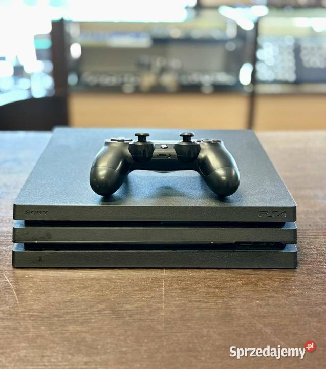 Konsola Sony PlayStation 4 pro 1 TB czarna pad warmińsko-mazurskie Elbląg sprzedam