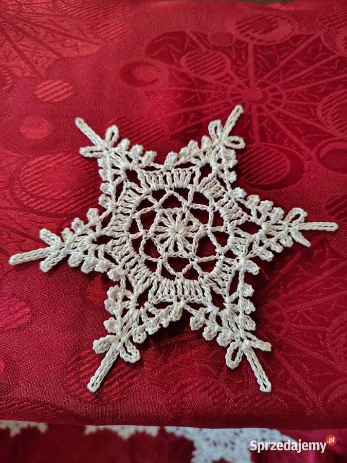 Bombka na szydełku Boże Narodzenie Łódź