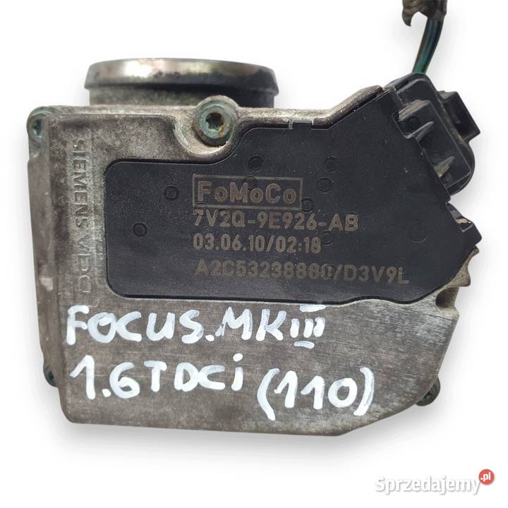 PRZEPUSTNICA Ford Focus C 16 TDCI A2C53238880 Chełm