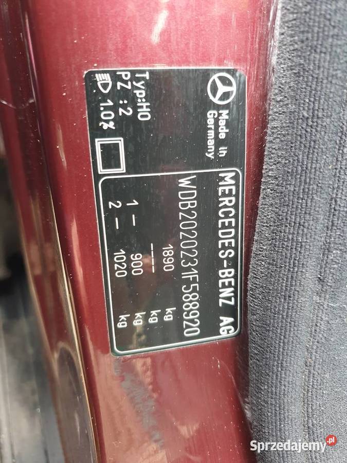 MercedesBenz Klasa C 230 W202 stan wzorowy 150KM Poznań