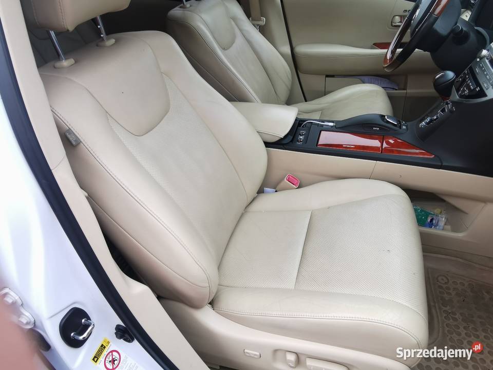 Lexus RX450H Prestige salon Polska 186 historia Rok produkcji 2009 Warszawa