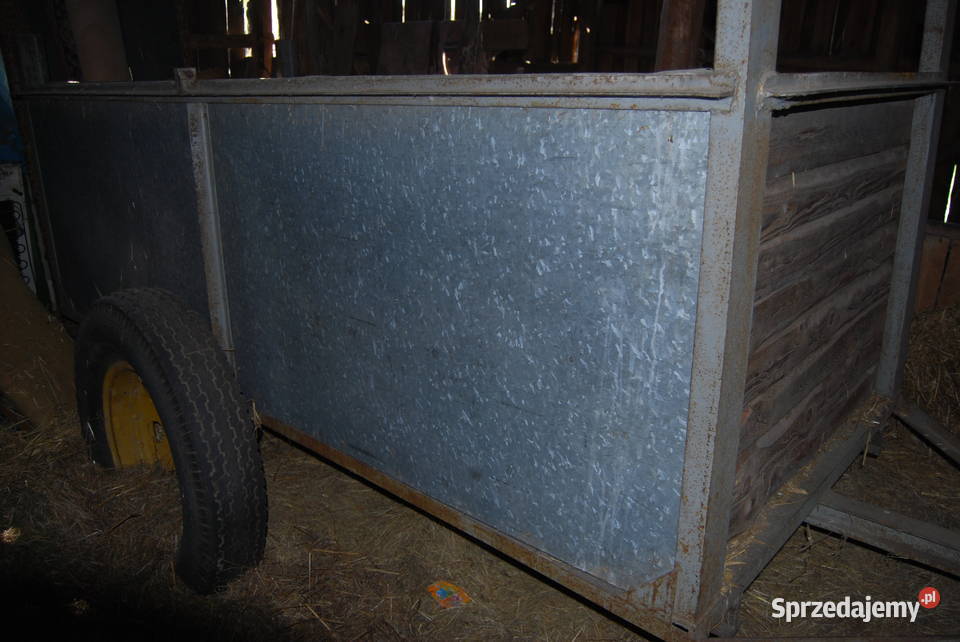 Dwukółka Przyczepka do ciągnika nieuszkodzony Szydłowiec