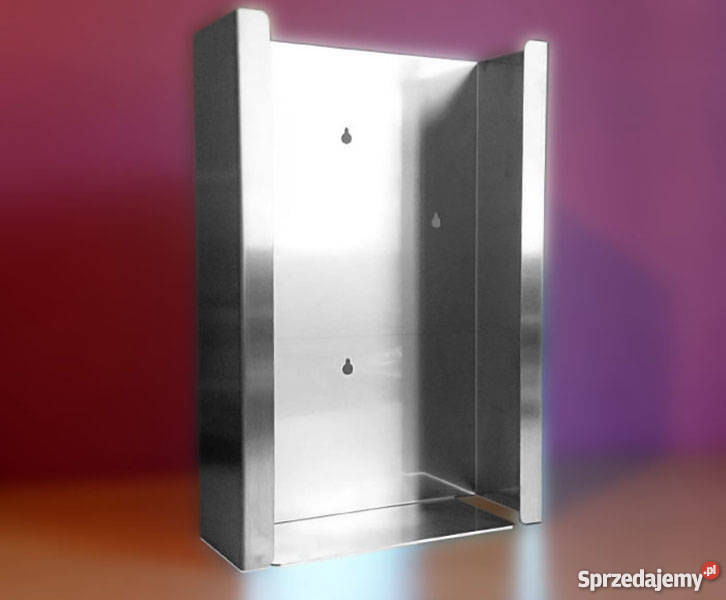 Podajnik dozownik na rękawice potrójny INOX gł 8 Olsztyn