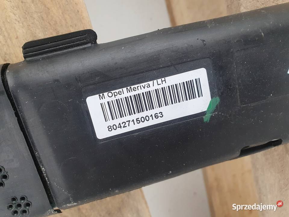Opel Meriva B 1013r LEWA KURTYNA POWIETRZNA